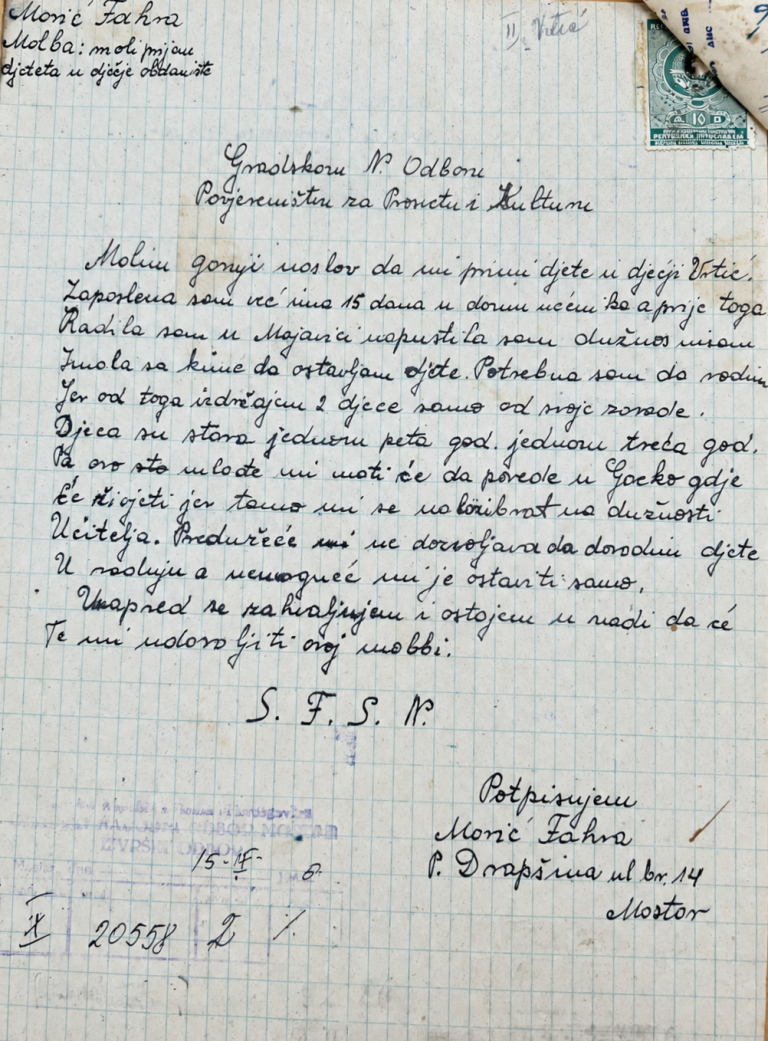 Nemoguće mi je ostaviti dijete samo