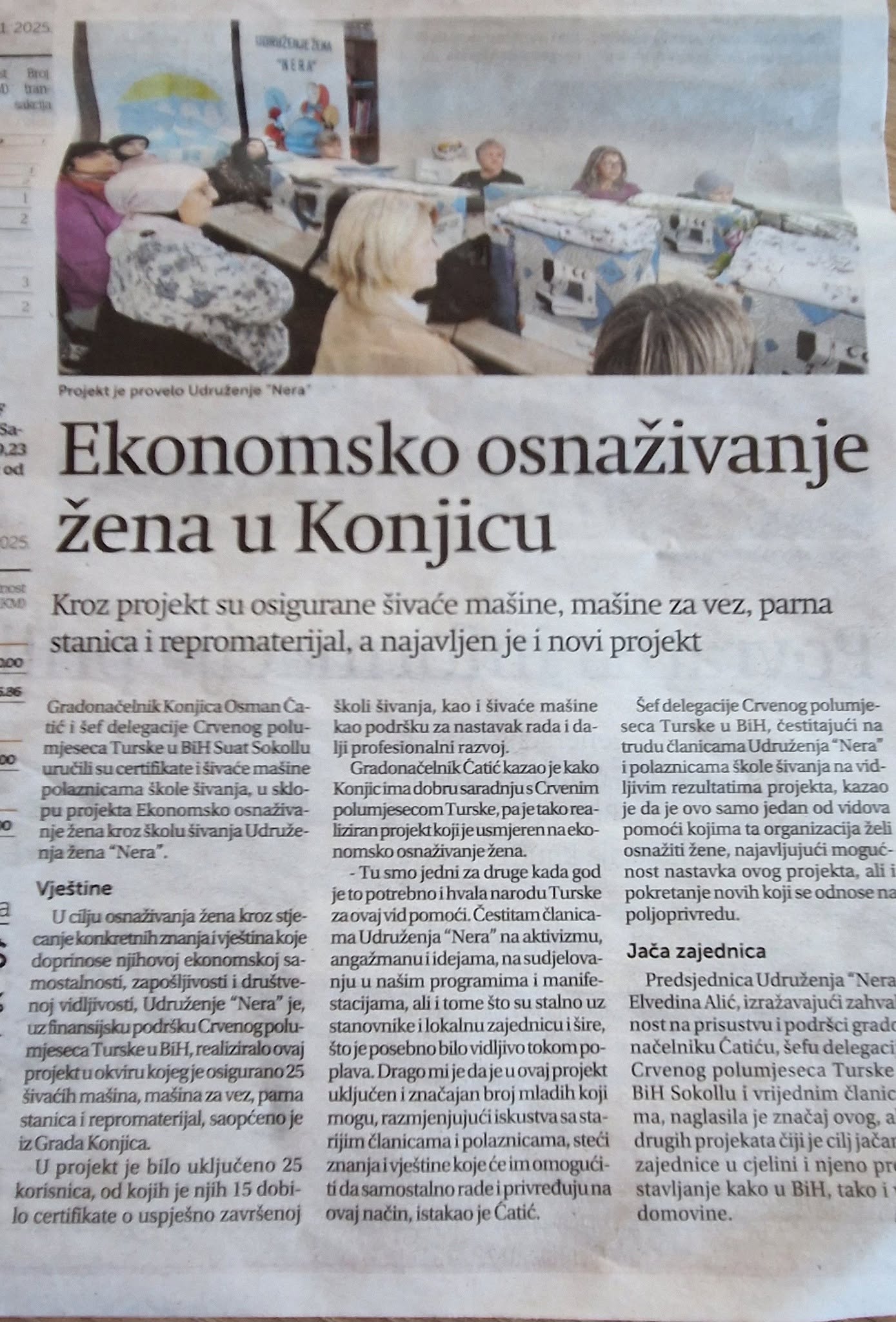 Fotografija preuzeta s Facebook profila Udruženja žena 